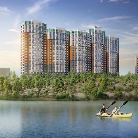 Апартаменты В Жк Laketown На Берегу Озера Almaty Eksteriør billede